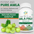 AMLA Capsules. 1000mg per Serving, 120 Veg Capsules. Natural Vitamin C and Antioxidants. Raw Whole Superfood. All Natural, Fresh and Original. No ...