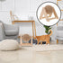 ABOOFAN Cat Scratcher Toy with Sisal Ball Cats Scratching Rope Ball Interactive Rotatable Wood Pet Scratcher Toys Durable for Indoor Kitties to Gr...