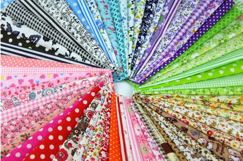 60 Pcs 4" x 4"(10cm x 10cm) Assorted Craft Fabric Bundle Squares Patchwork Fabric Sets for DIY Sewing Scrapbooking Quilting Dot Pattern...