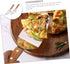 2Pcs Wooden Handle Pizza Shovel pizza spatula pizza cake holder cake server pie server pie cutter baking grilling cheese metal spatula for cooking...