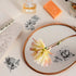 Geolet 300 Pieces Flower Plant Retro Transparent Flower Sticker Decal DIY Natural Scrapbooking Stickers for Laptop Ca Diary Album Journal Planners...