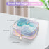 small makeup bag?PU Leather Cute Women Mini Cosmetic Bag small make up bag for purse?Colourful Patterned Travel Cosmetic Pouch Wash Waterproof toi...
