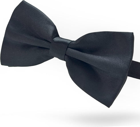 Black Dog Bow Tie, KOOLMOX Adjustable Bow Tie Dog Collar for Medium and Large Dogs Cats Pets Wedding Birthday Graduation Holiday Grooming Cosutmes...