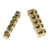 5pcs Electrical Wire Screw Terminal Ground Brass Grounding Bars 5 Positions Terminal Ground Bar, Yellow...