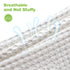 Maliton Cooling Waffle Baby Blanket for Boys Girls, Breathable Soft Cotton Baby Blankets, Neutral Nursery Swaddle Blankets, Lightweight Throw Blan...