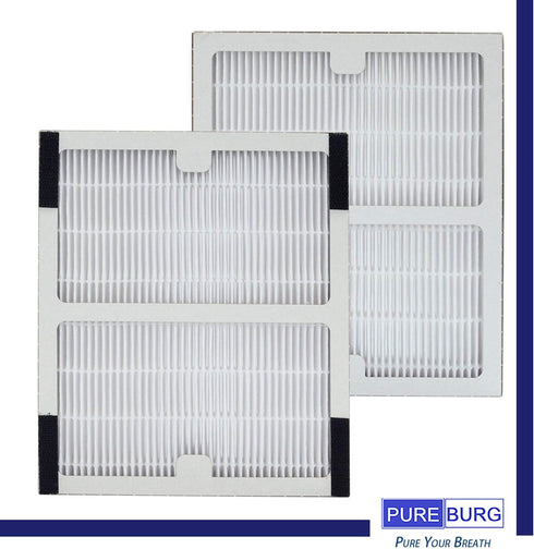 PUREBURG IAF-H-100B Replacement Filter Set Compatible with Idylis AC-2125 AC-2126 AC-40-140 IAP-10-050 IAP-10-125 IAP-10-150 Air Purifiers,H13 HEP...