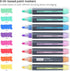 ARTEZA Pastel Oil-Based Markers, 8-Pack, 2.5 mm Line, Large Barrel, Quick-Drying Permanent Marker Pens with Bullet Nib, Craft and Art Supplies...