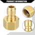 Pressure Washer Coupler/Outer Washer Gun Adapter Universal for Car/Durable Brass 1/2" / 1 Pcs Copper Tone...