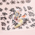 Flower Nail Art Sticker Black Lace Nail Stickers Decals Nail Art Supplies for Acrylic Nail 3D Self Adhesive Sexy Black Lace Flower Nail Design DIY...