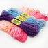 Friendship Bracelet String 50 Skeins Rainbow Color Embroidery Floss Cross Stitch Embroidery Thread Cotton Floss Bracelet Yarn, Craft Floss...