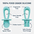 Tiny Twinkle Silicone Training Utensils - Baby Spoons and Baby Forks For Self-Feeding Training - Silicone Baby Led Weaning Utensils For Toddlers A...