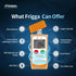 Frigga Temperature Humidity Data Logger Single Use Digital Temperature Recorder 100 Days High Accuracy USB Temperature Loggers Cold Chain 14400 Po...