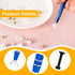 3pcs Gripper Tool, Premium Aluminum Alloy Jewelry Pickup Tool & 2pcs Tweezers Piercing Claw Tool Hand Tools Used for Gripping Small Parts Pearl Je...