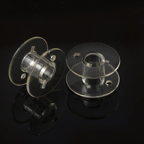 25pcs Premium Class 15 Bobbins – Fits Janome HD3000, Brother, Elna & Kenmore - Compatible with Janome Sewing Machine Accessories, Plastic Bobbins ...