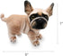 Lifelike Frenchie Dog Stuffed Animal Super Realistic Plush French Bulldog Doll Puppy Plushies Toy Funny Gifts for Kids Present or Stuff Collection...