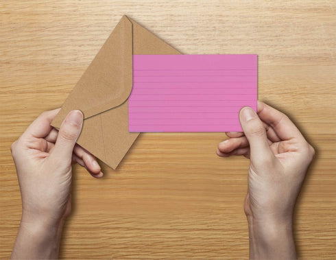 Better Office Products Kraft Mini Envelopes, 100-Pack, Strong 35 lb. Paper, Pointed Flap, Use with Gift Cards, Cash, RSVP Cards, Business Cards, F...