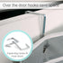 Samsill Over The Door Hanging Yarn Bag Holds 20 Skeins, Clear Expandable Compartments with Individual Holes Allow Easy Access to Yarn, Dustproof C...