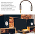 4.4MM Balanced Male to 3.5MM Balanced Female Adapter Cord, Gold Plated Portable Headphone Adapter Cable for Music Lovers...