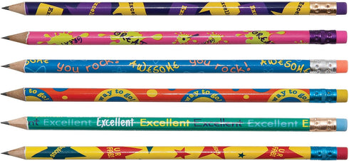Office Depot Teacher Reward Pencils, #2, Assorted, Box Of 12, OD88350...