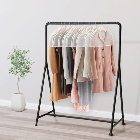 Zilink Shoulder Covers for Clothes (Set of 15) Breathable Garment Dust Covers Protectors with 2" Gusset for Suit, Coats, Jackets, Dress Closet Sto...