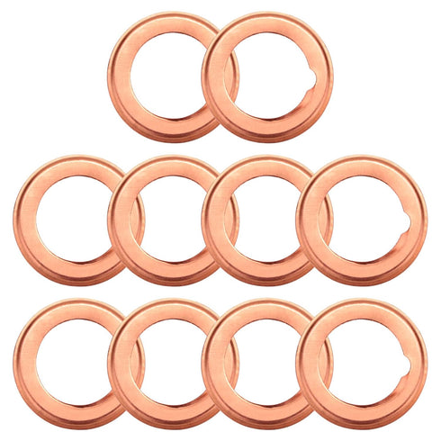 AOIT 10Pcs 11026-01M02 Oil Drain Plug Crush Washer Compatible with Niss an In finiti, 11026-JA00A Drain Plug Gasket Fit for Niss an 350z Rogue In ...