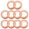AOIT 10Pcs 11026-01M02 Oil Drain Plug Crush Washer Compatible with Niss an In finiti, 11026-JA00A Drain Plug Gasket Fit for Niss an 350z Rogue In ...
