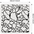 BENECREAT Crackle Drawing Stencils, 12x12inch Irregular Crack Texture Painting Templates for Scrapbooking Card Making, Wall Floor Art, Canvas Furn...