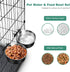 Dog Crate Water Bowl No Spill, 2 Pack Dog Crate Bowls Hanging, Kennel Water Food Bowls Mountable, Pet Cage Accessories Feeder Dish, Stainless Stee...