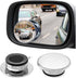 Blind Spot Mirror,2" Round Car Side Mirror Blindspot,Vacuum Suction Cup Blindspot Mirror for Car SUV and Trucks (Silver)...