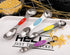 Magnetic Measuring Spoons Set of 5 Stainless Steel Dual Sided Stackable Teaspoon for Measuring Dry and Liquid Ingredients (Color)...