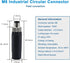 Industrial Sensor Connector Plug,Lonlonty Field Assembly M8 Connector 3-Pin A Coding UTP IP67 Waterproof Aviation Connector Adapter-Male,3 Pin,4Pa...
