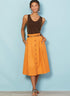 McCall Pattern Company McCall's Women's Knee Length Pleated Skirt, Sizes 14-22 Sewing Pattern...