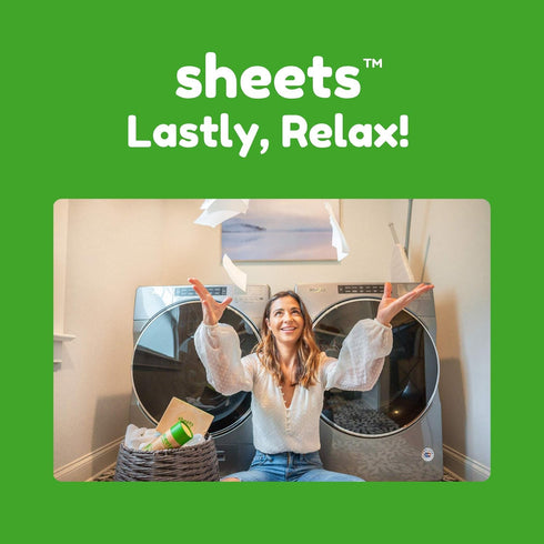 Sheets Laundry Club Laundry Detergent Sheets (Fresh Linen & Lavender)...