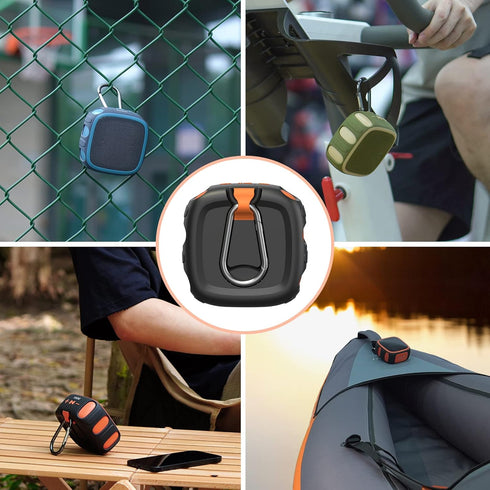 DOSS Waterproof Bluetooth Speaker with Big Sound, 22H Playtime, IP67 Waterproof and Dustproof, Durable Carabiner, Portable Outdoor Speaker with Cl...