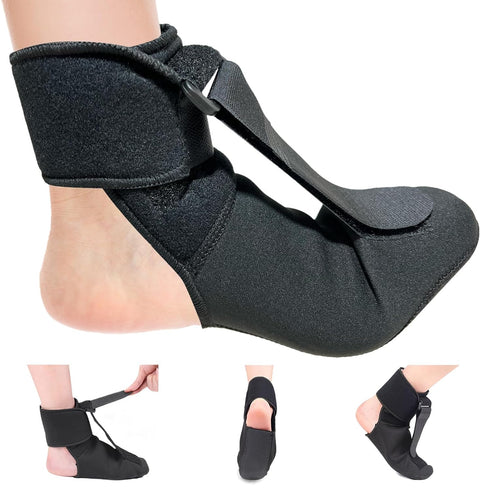 Plantar Fasciitis Night Splint Sock, Night Splint Plantar Fasciitis Women Men, Adjustable Plantar Fasciitis Relief Brace for Achilles Tendonitis F...