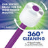 Brilliant Specialty Adult Round Toothbrush for Sensitive Mouths to Support Chemo and Other Sensory Oral Care Needs with Ultra Soft Bristles, Viole...