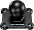 1" Ball Mount with Aluminum Alloy Square Plate, Universal Electronic Device Mounting Base with AMPS Holes for Garmin, Lowrance, Humminbird, for RA...