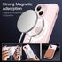 JETech Magnetic Case for iPhone 13 6.1-Inch Compatible with MagSafe, Translucent Matte Back Slim Shockproof Phone Cover (Pink)...
