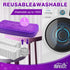 HOMEXCEL Reusable Microfiber Mop Pads for Swiffer PowerMop 8 Pack, Power Mop Pads Refills for 13 ''-15 '' Spray Mop, Machine Washable Power Mop Pa...