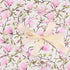 100 Sheets Pink Magnolia Flowers Printed Tissue Paper Floral Pattern and Leaves Art Decorative Tissue for Gift Wrapping Supplies...