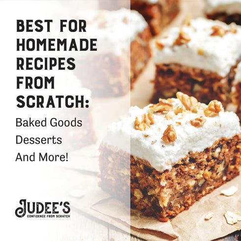 Judee's Vegan Egg Replacer Powder - 8 oz - Baking Supplies - Delicious and 100% Gluten-Free - Great for Homemade Treats and Baked Goods - No Unnec...