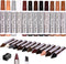 Furniture Repair Kit Wood Markers - Markers and Wax Sticks for Stains, Scratches, Wood Floors, Tables, Desks, Carpenters, Bedposts, Touch Ups, and...