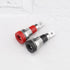 10Pieces 4mm Female Adapter Banana Jack Plug Audio Speaker Banana Plug Type Test Connector Panel Mount Banana Socket Jack Plug (5X Black, 5X Red)...