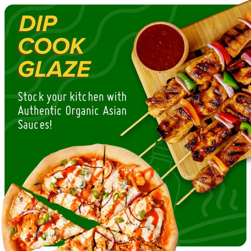 Asian Organics Sriracha Hot Chili Sauce - Organic Sriracha Sauce - USDA Certified 100% Asian Hot Sauce, No MSG, Non-GMO, Gluten Free Organic Hot S...