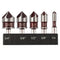 Rocaris 5 Pack Countersink Drill Bit Set for Wood and Metal, 1/4” Hex Shank, M2 High Speed Steel, 1/4'' 3/8'' 1/2'' 5/8'' 3/4'', Precision Design ...