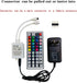 LED Light Remote Controller IR Receiver Led Light Adapter Connector Set DC 12V 2A Power Supply Plug Adapter for 5050 2835 3528 Strip Lights...