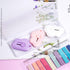 3 Pcs Mini Retractable Utility Knife Cloud Pocket Box Cutters Plastic Letter Opener Slide Open with Keychain Hole for Box Letter Envelope, Cloud S...