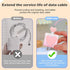 Cute Cable Protector for iPhone Charger Adapter with Gradient 3D Love Heart Design for Women Girls,Transparent Data Line USB Cover Wire Cord Saver...