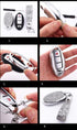 Royalfox(TM) 3 4 5 6 Buttons 3D Bling keyless Entry Remote Smart Key Fob case Cover for Nissan Murano Pathfinder Titan Maxima Sylphy Lannia Livina...