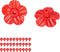 Gugxiom 30PCS Replacement Hummingbird Flowers, Plastic Hummingbird Feeder Parts, Hummingbird Replacement Flowers for Most Hummingbird Feeders(Red)...